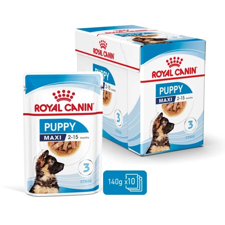 Royal Canin Maxi Puppy Gravy 10x140 g Royal Canin