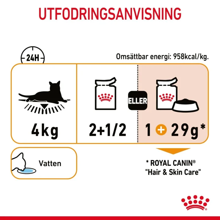 Royal Canin Hair & Skin Gravy Cat 12x85 g Royal Canin