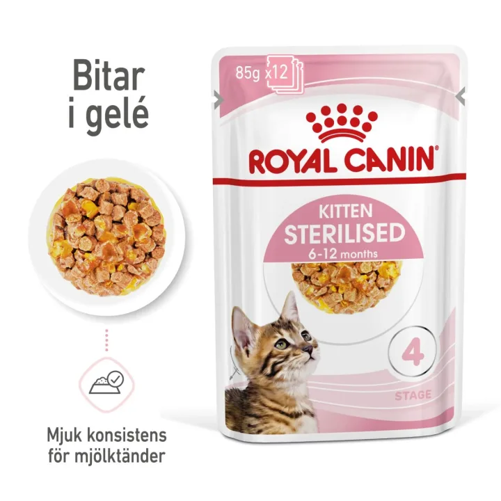Royal Canin Kitten Sterilised Jelly 12x85 g Royal Canin