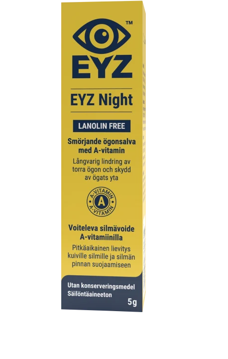 EYZ Night Smörjande ögonsalva A-vitamin 5g EYZ