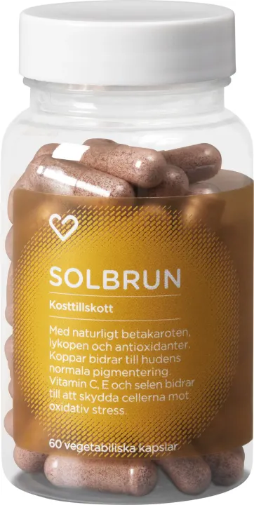 Hjärtats Solbrun Kapsel 60 st Hjärtats