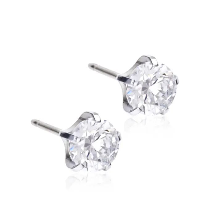 Blomdahl ST Tiffany Precious 6 mm CZ White Blomdahl