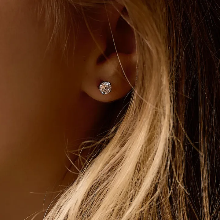 Blomdahl ST Tiffany Precious 6 mm CZ White Blomdahl