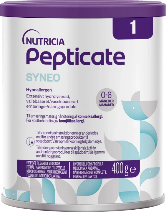 Pepticate Syneo 1 Modersmjölkersättning 400 g Pepticate