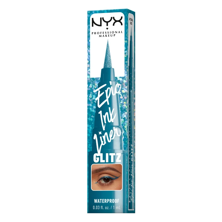 NYX Professional Makeup Epic Ink Waterproof Eyeliner Pencil 1 ml 01 Tapered Twinkle NYX Professional Makeup