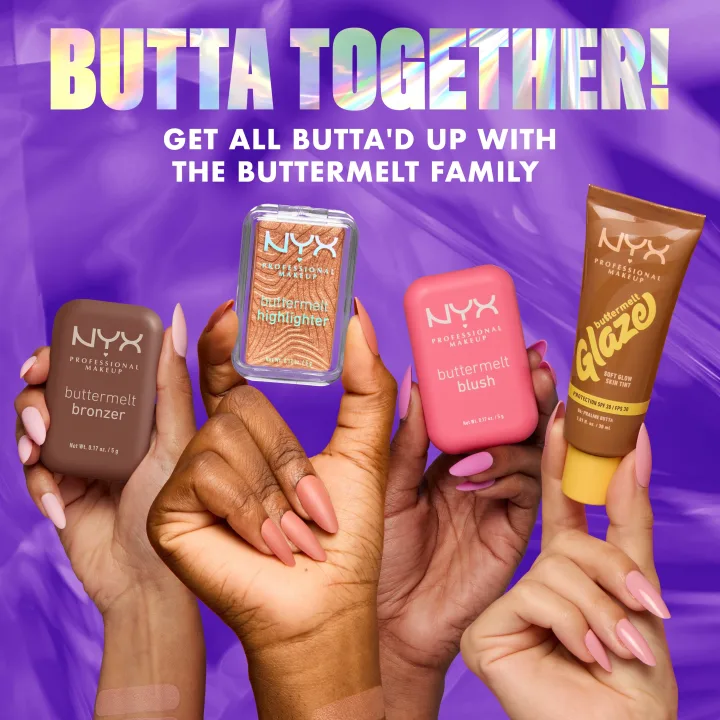 NYX Professional Makeup Buttermelt Highlighter 35 Butta In Bronze NYX Professional Makeup