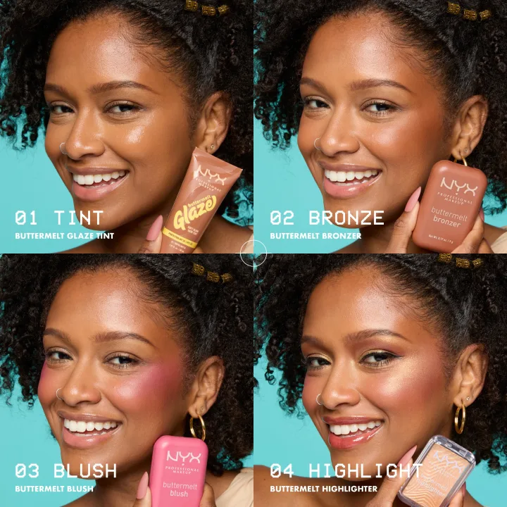 NYX Professional Makeup Buttermelt Highlighter 35 Butta In Bronze NYX Professional Makeup