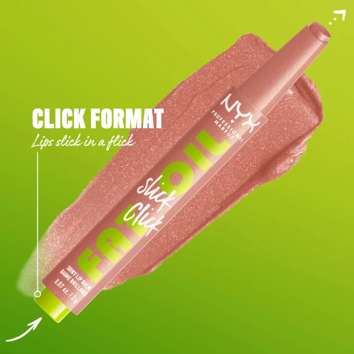 NYX Professional Makeup Fat Oil Slick Click Lip Balm 2,3 ml 14 Group Chat NYX Professional Makeup