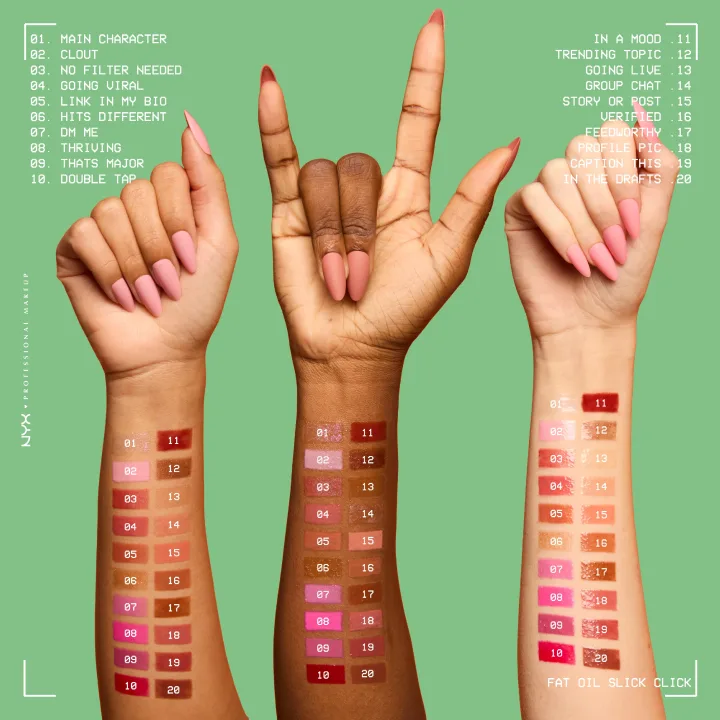 NYX Professional Makeup Fat Oil Slick Click Lip Balm 2,3 ml 14 Group Chat NYX Professional Makeup