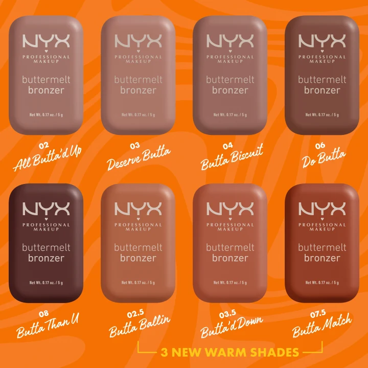NYX Professional Makeup Buttermelt Bronzer 5 g 03.5 Butta D Down NYX Professional Makeup