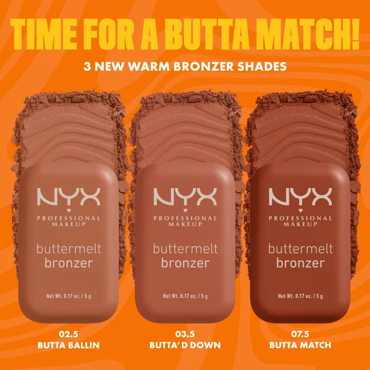NYX Professional Makeup Buttermelt Bronzer 5 g 07.5 Butta Match NYX Professional Makeup