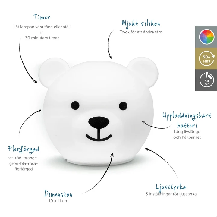 Zazu Bor the Bear Nightlight Zazu