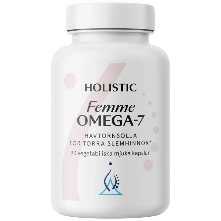 Holistic Femme Omega-7 Havtornsolja 90 kapslar Holistic