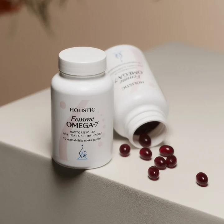 Holistic Femme Omega-7 Havtornsolja 90 kapslar Holistic