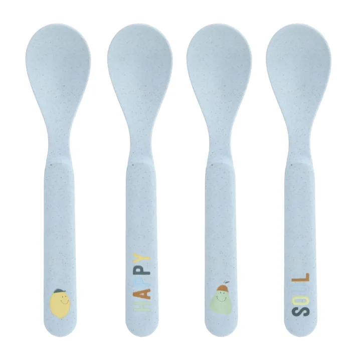 LÄSSIG Spoon Set Children Happy Fruits  Lemon LÄSSIG