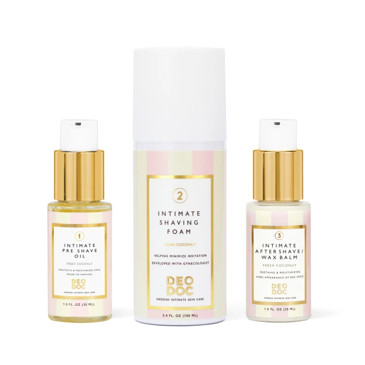 DeoDoc Intimate Shaving Trio Fresh Coconut DeoDoc