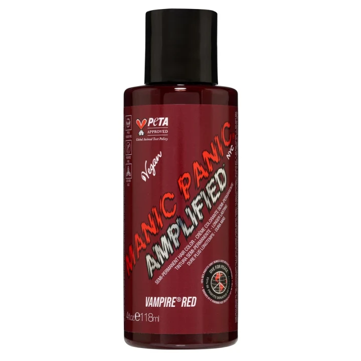Manic Panic Amplified Semi-Permanent Hair Color 118 ml Vampire Red Manic Panic
