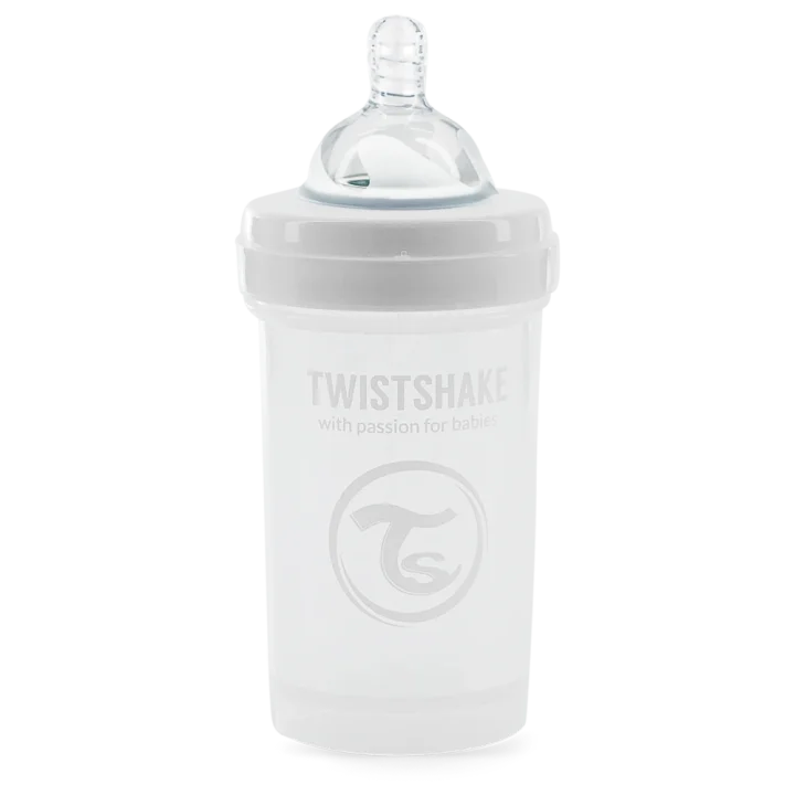 Twistshake Anti-Colic nappflaska 180 ml Vit/transparent Twistshake