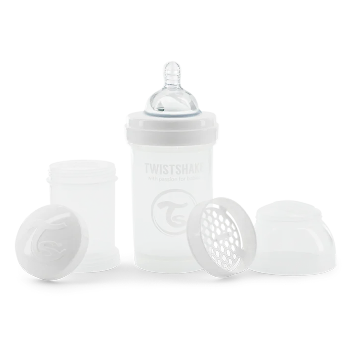 Twistshake Anti-Colic nappflaska 180 ml Vit/transparent Twistshake