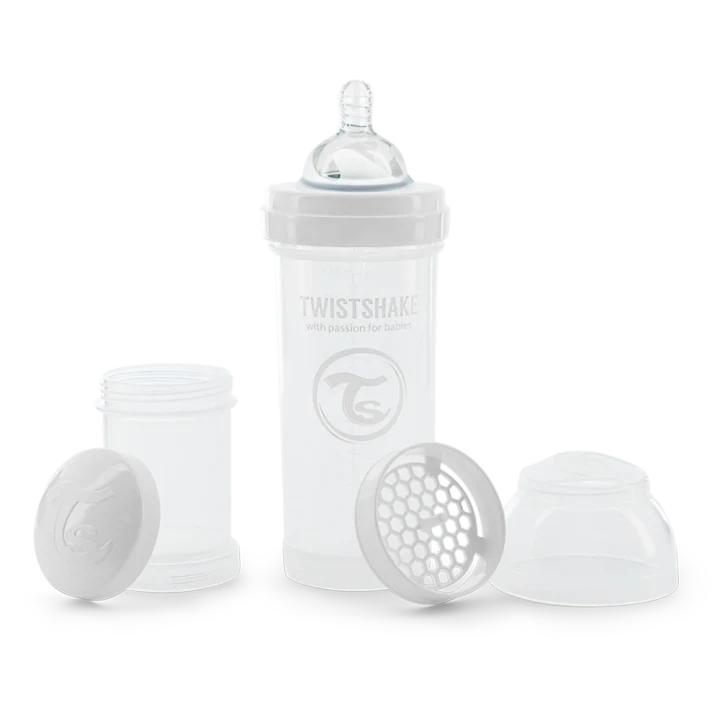 Twistshake Anti-Colic nappflaska 260 ml Vit/transparent Twistshake