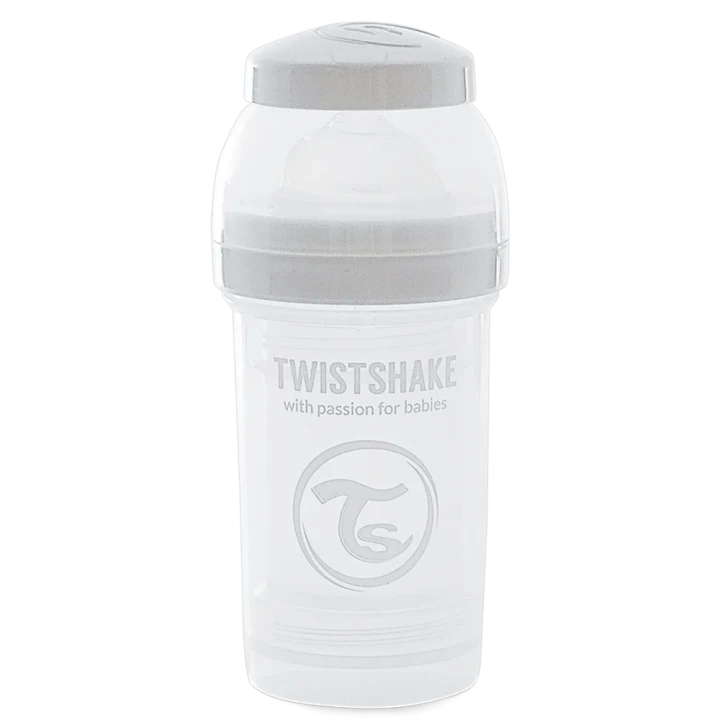 Twistshake Anti-Colic nappflaska 180 ml Vit/transparent Twistshake