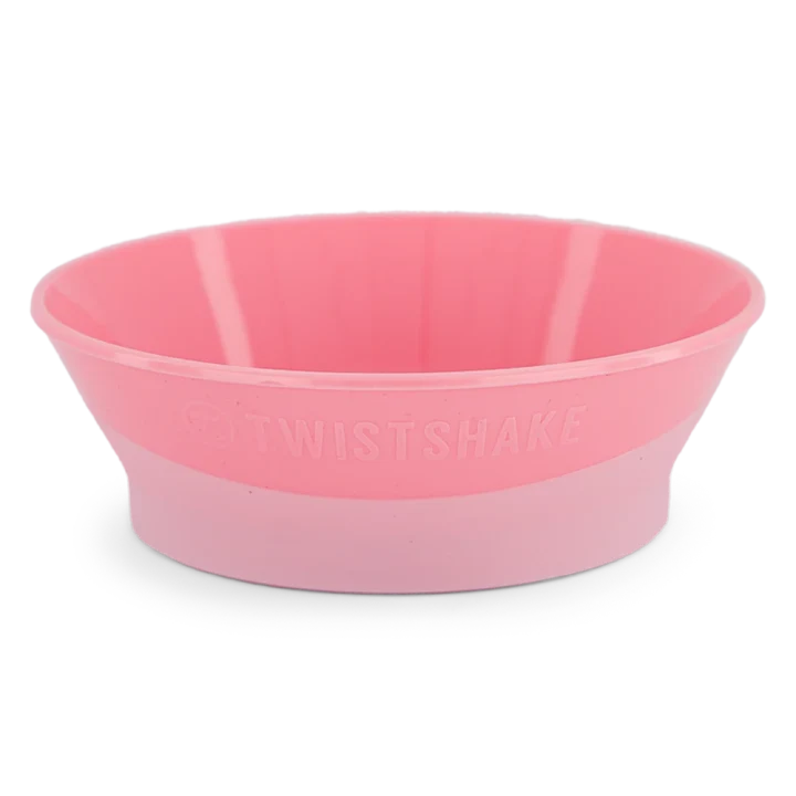 Twistshake Djup tallrik 6 mån+ Pastellrosa Twistshake