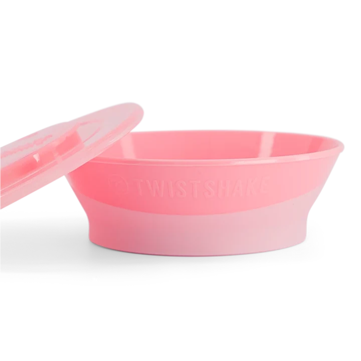 Twistshake Djup tallrik 6 mån+ Pastellrosa Twistshake