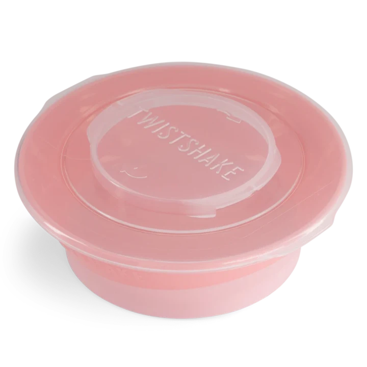 Twistshake Djup tallrik 6 mån+ Pastellrosa Twistshake