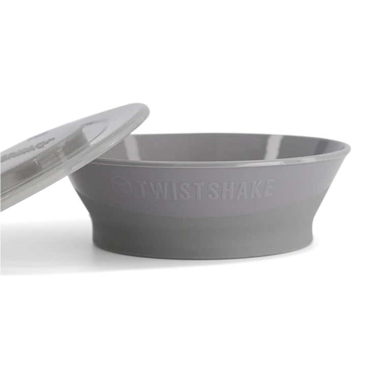 Twistshake Djup tallrik 6 mån+ Pastell Grå Twistshake