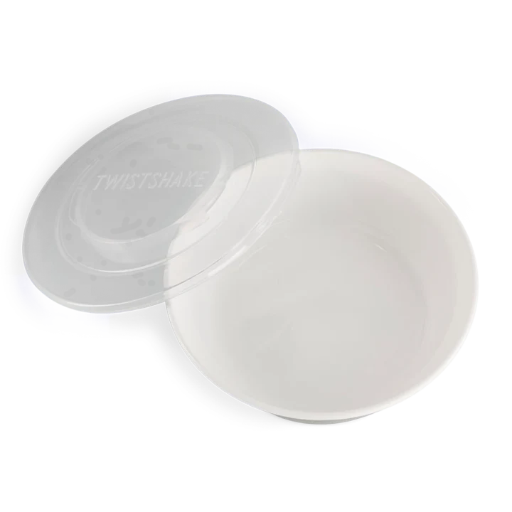 Twistshake Djup tallrik 6 mån+ Vit Twistshake