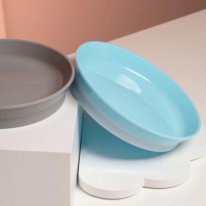 Twistshake Tallrik Pastell Blue Twistshake