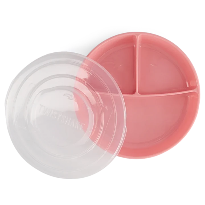 Twistshake Indelad Tallrik 6+m Pastellrosa Twistshake