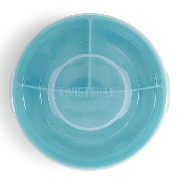 Twistshake Indelad Tallrik 6+m Pastellblå Twistshake
