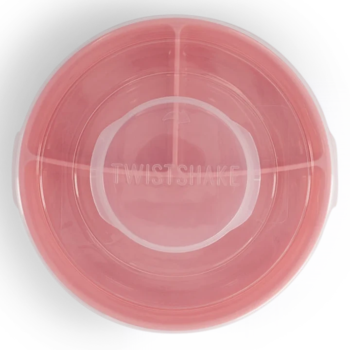 Twistshake Indelad Tallrik 6+m Pastellrosa Twistshake