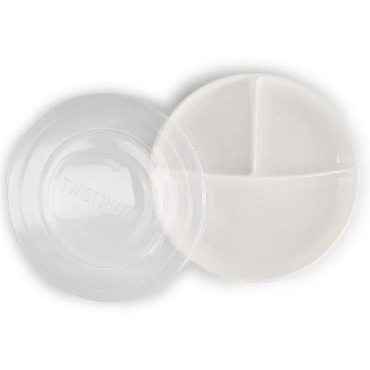 Twistshake Indelad Tallrik 6+m Vit Twistshake