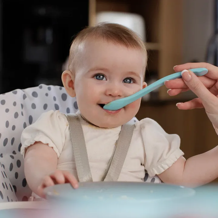 Twistshake 3x Matsked 6+m Pastellblå Twistshake