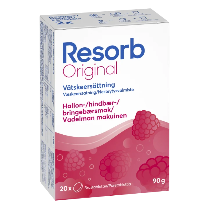 Resorb Original Hallon 20 brustabletter Resorb