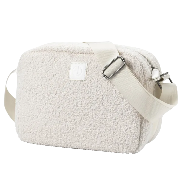 Elodie Changing Bag White Bouclé Elodie Details