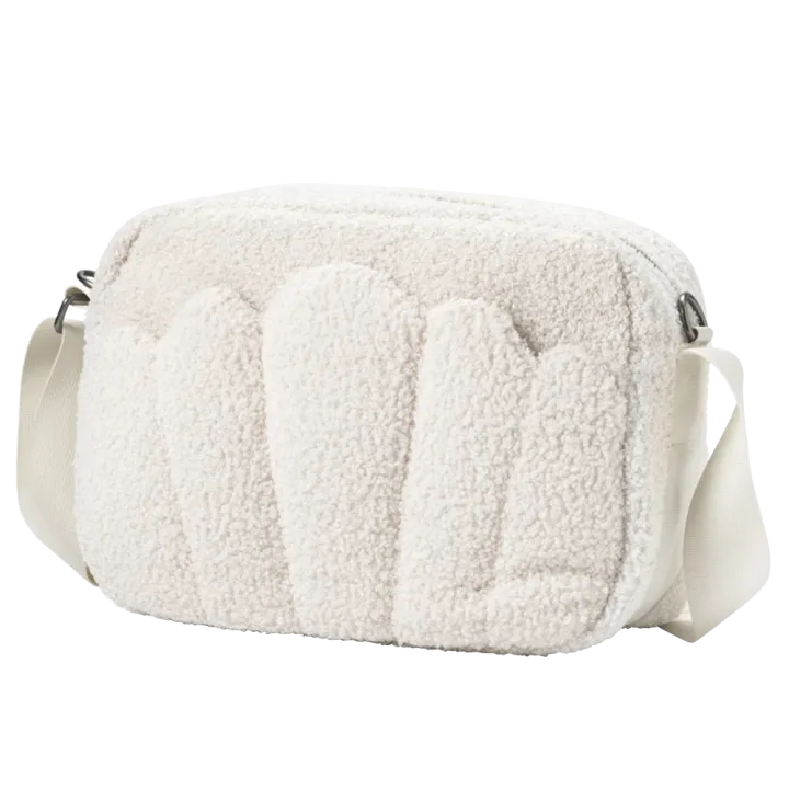 Elodie Changing Bag White Bouclé Elodie Details