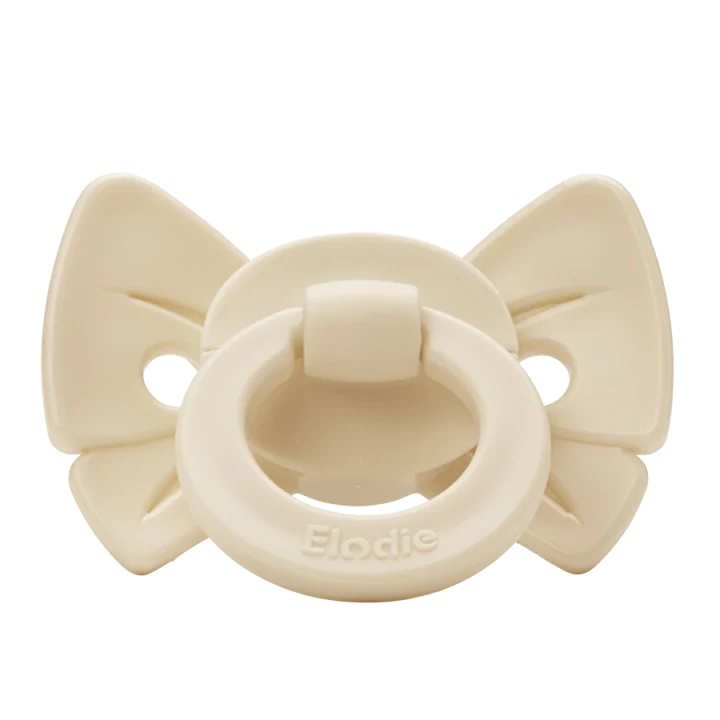 Elodie Binky Bow Oat White 3+ månader Elodie Details
