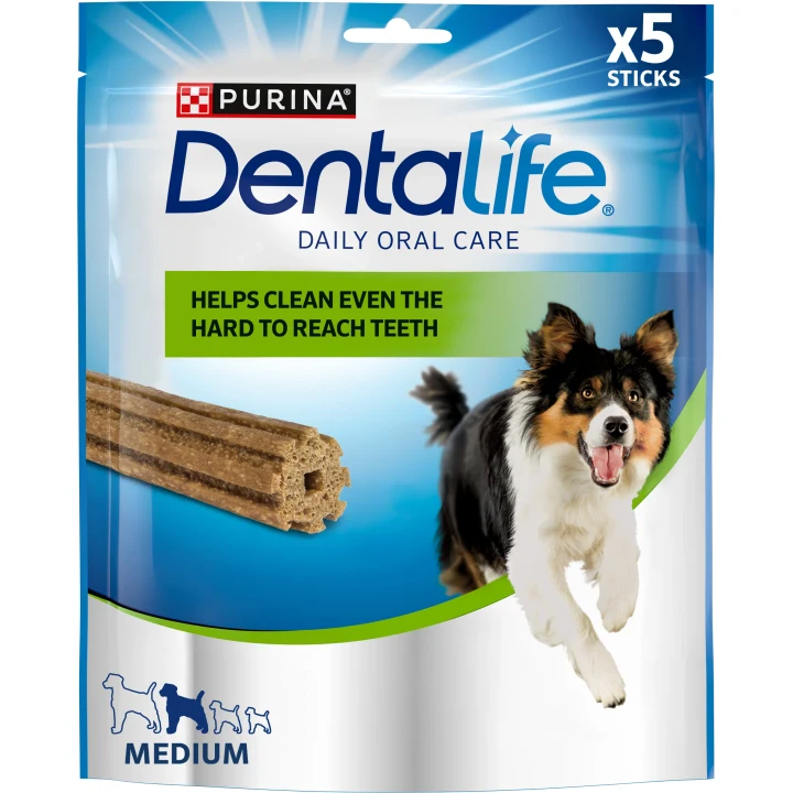 PURINA Dentalife Medium Hundtugg 5-pack Purina