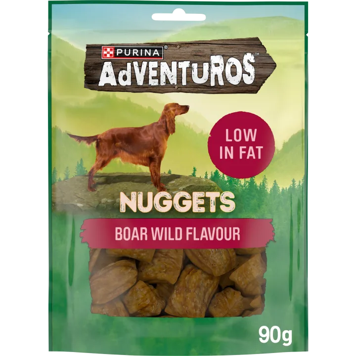 PURINA Adventuros Nuggets Hundgodis Boar 90g Purina