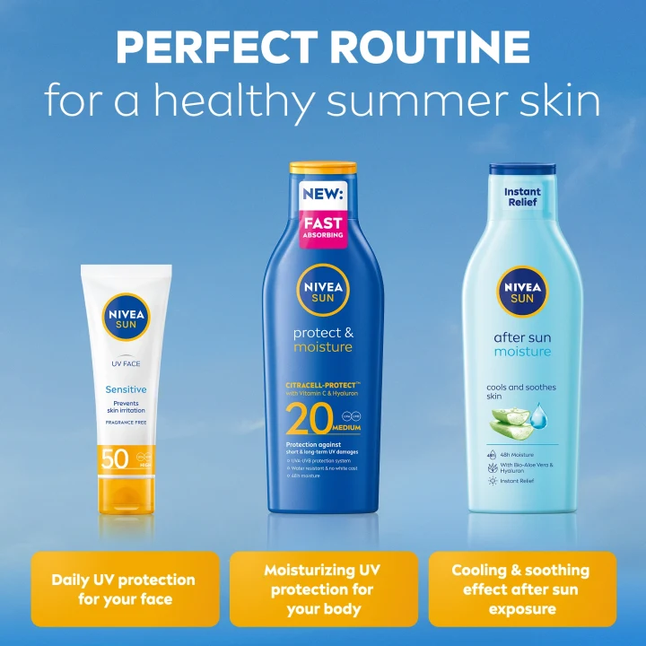 Nivea Sun Protect & Moisture Lotion SPF 20 200 ml Nivea