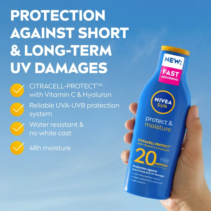 Nivea Sun Protect & Moisture Lotion SPF 20 200 ml Nivea