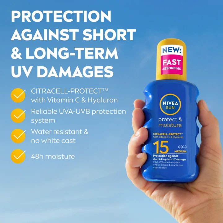 Nivea Sun Protect & Moisture Spray SPF15 200 ml Nivea