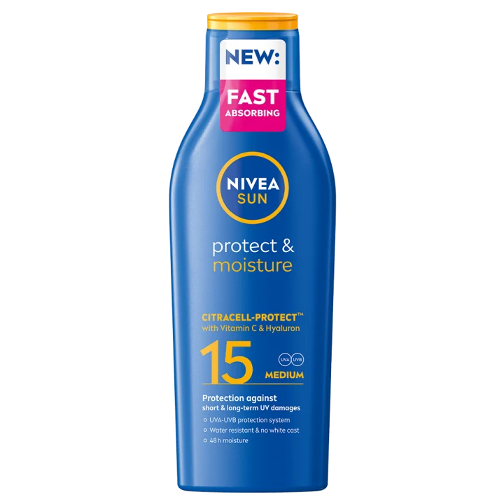 Nivea Sun Protect & Moisture Lotion SPF 15 200 ml Nivea