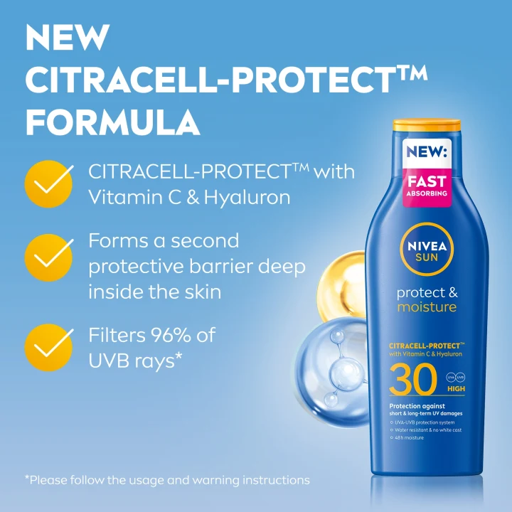Nivea Sun Protect & Moisture Lotion SPF 30 200 ml Nivea