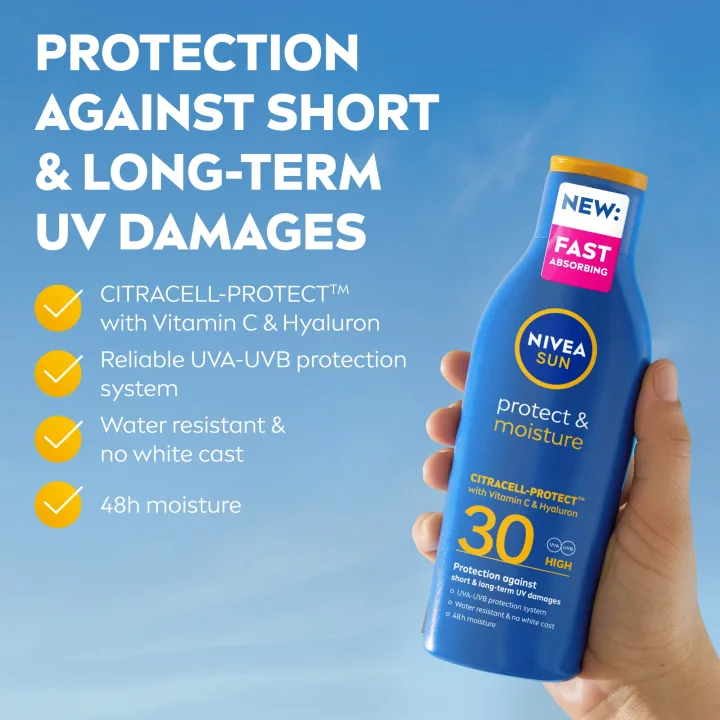 Nivea Sun Protect & Moisture Lotion SPF 30 200 ml Nivea