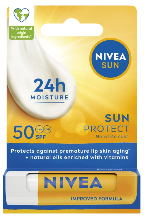 Nivea Sun Protect Lip Balm SPF 50,  4,8 g Nivea