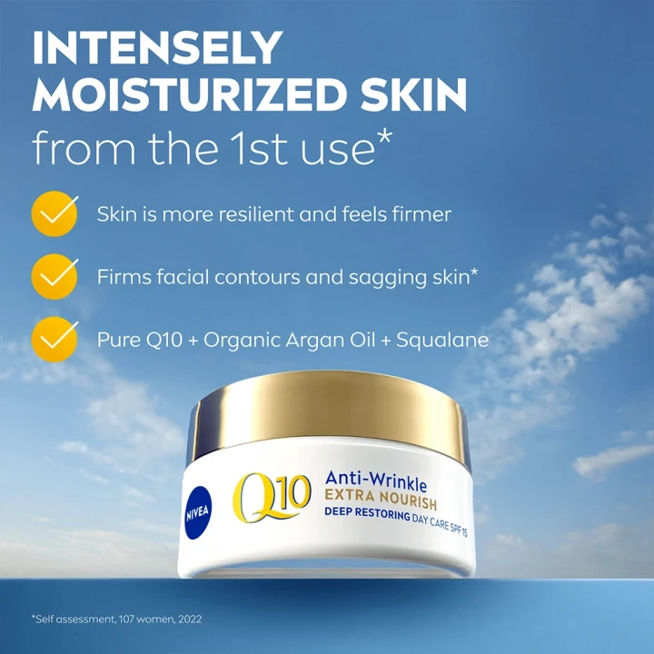 Nivea Q10 Extra Nourish Day Cream SPF 15 50 ml Nivea